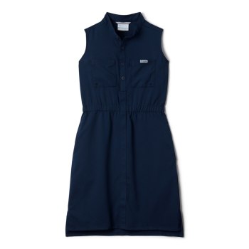 Columbia PFG Tamiami Sleeveless, Vestidos Azul Marino Para Niña | 604192-WEQ